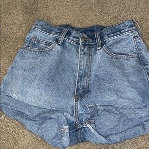 brandy melville high waisted shorts